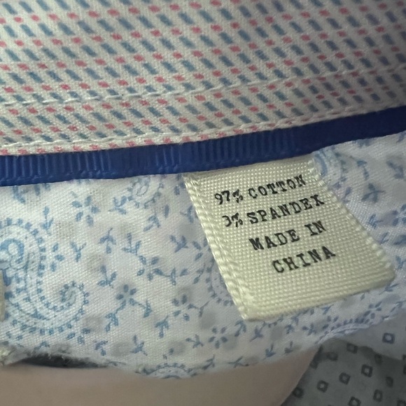 White Casual Button Down Shirt with Long Sleeves - Picture 9 of 11